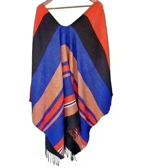 Funky Monkey colorful shawl - Picture 2 of 4